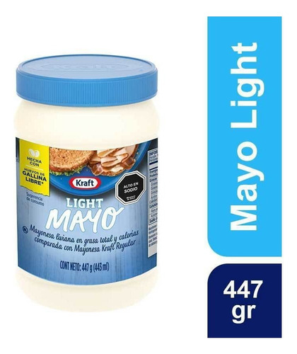 Mayonesa Kraft Frasco Light 447g