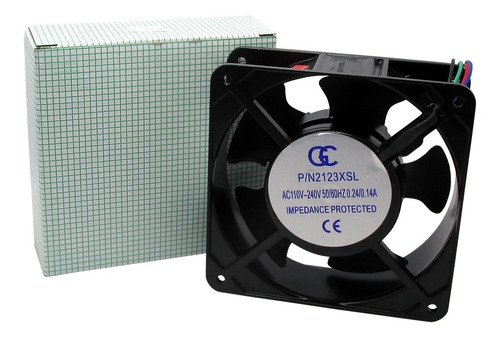 Ventilador Cooler Ventoinha Gc Metalica 120x120x38 110v 220v