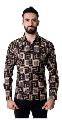 Camisa Vassari By Barabas 2vs116 100% Original