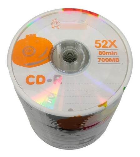 Disco CD-R Virgin Smartbuy 52x con 100 unidades
