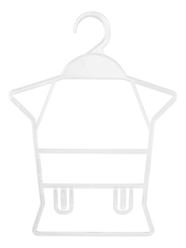 Kit Cabide Acrílico Silhueta Bebê Conjunto - 10 Unidades