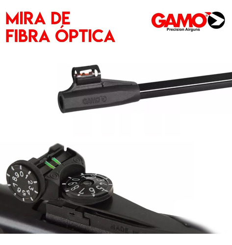 Imagen 6 de 10 de Rifle Aire Comprimido Gamo Black Shadow Combo