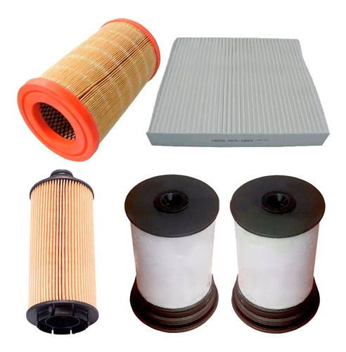 Imagem 3 de 6 de Kit Troca De Óleo Gm 5w30 Dexos 2 Nova S10 Diesel + Filtros