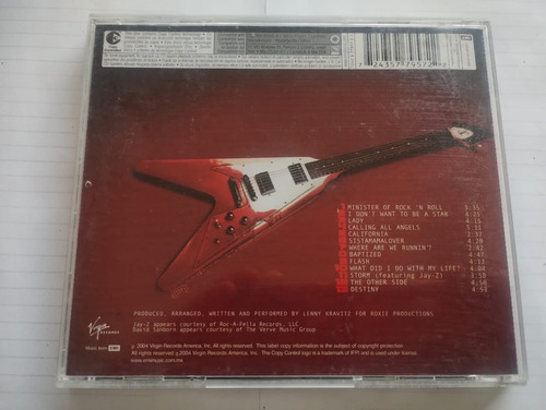 Lenny Kravitz Baptism Cd Estándar (Usado)