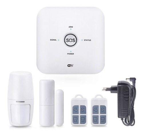 Kit De Alarma Seguridad Wifi 4g Gsm Para Casas O Negocios