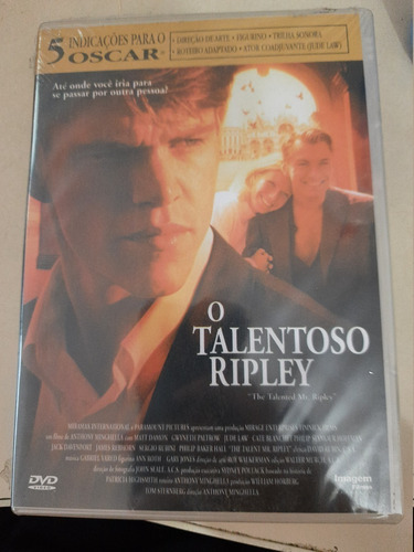 Dvd O Talentoso Ripley Lacrado