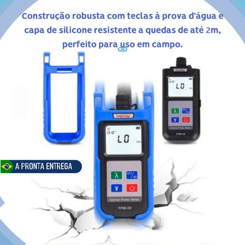 Medidor Óptico Orientek Tpv-53 Power Meter Precisão Robustez