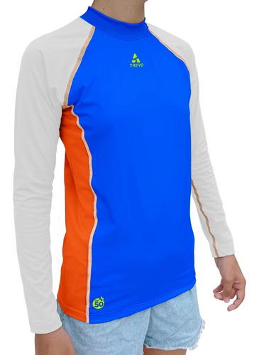 Remera Lycra Filtro Uv50 Trevo Protección Solar Niños Playa 