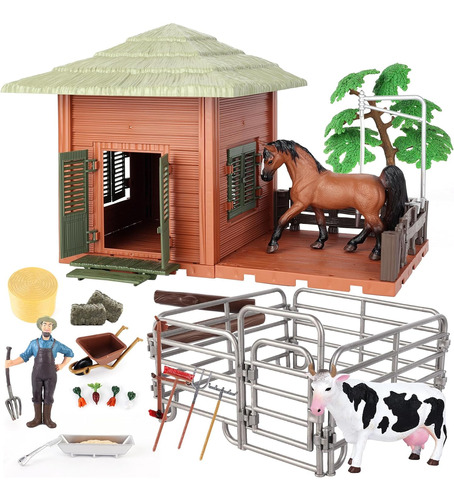 Horse Estable Figurine Playset Horse Club Con Caballos De Ji