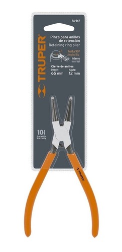 Pinza Punta Curva Seguer Para Cerrar Anillos Truper 17362