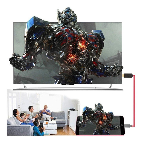 Cabo Adaptador Micro Usb Mhl Para Hdmi Galaxy S3 S4 S5 S6