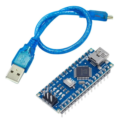 Nano 3.0 Atmega328 - Placa Compatível Com Arduino + Cabo Usb