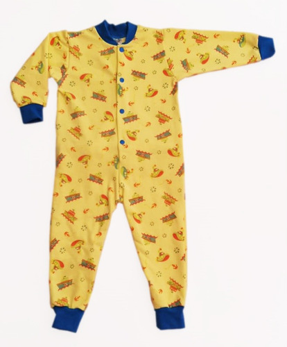 Pijama Macacão Moletim Flanelado Rn, P, M, G, 1 E 2