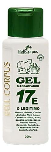 Gel Massageador 17 Ervas Bell Corpus 200g O Legítimo