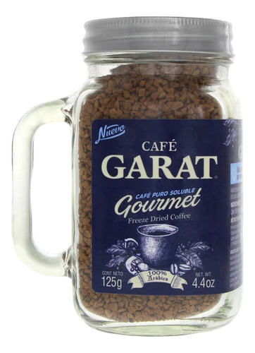 Café Gourmet Garat Liofilizado 125g Envase Tipo Taza Premium