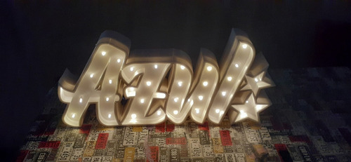 Imagen 6 de 10 de Nombres Iluminados 4 Letras 30 Cm Tu Nombre Importan Polyfan
