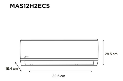 Minisplit Ecosaver-32 Inverter Seer 17.8, 1 Ton, Frío Calor, 220v