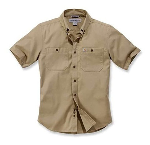 Carhartt Camisa De Trabajo De Manga Corta Rugged Flex Rigby 