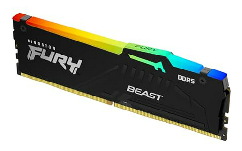 Memoria De Escritorio Kingston Fury Beast Rgb 16gb Ddr5 6800