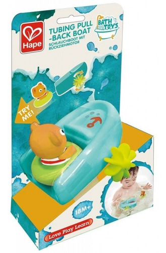 Imagen 2 de 6 de Lancha Con Retroceso Para Bañera- Hape