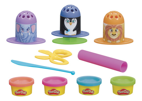 Play Doh KIt Massinha Animais Estilosos - Hasbro F8787