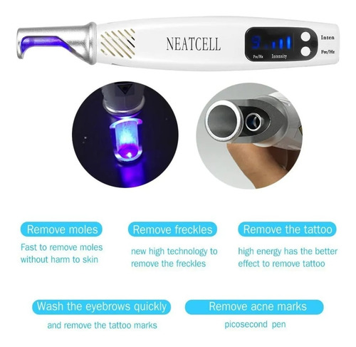 Neatcell Lápiz Láser Rojo Removedor De Manchas, Tatuajes