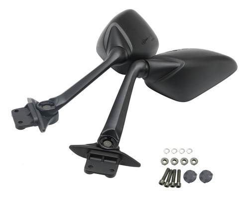 Qp Compatible Set De Espejos L & R Para Yamaha Xp 530 T-max