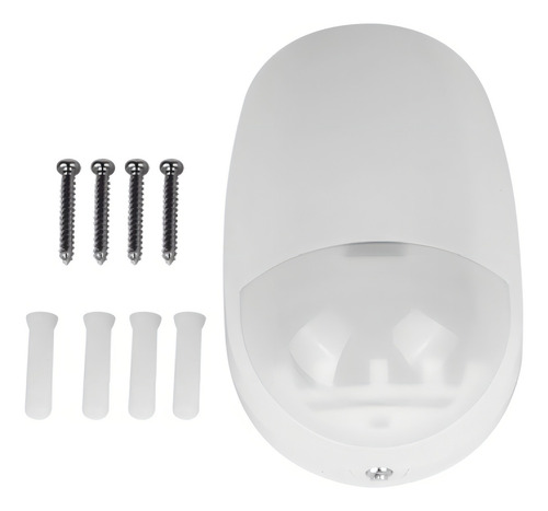 Detector Pir Hikvision Tipo Cortina Cableado Para Interior Color Blanco