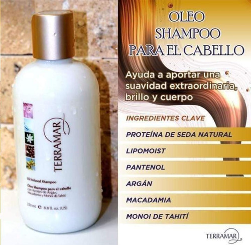 Kit Terramar Spray Bifásico+shampoo+oleo Argan