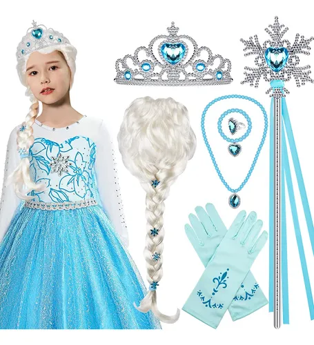 comprar Peluca Elsa Tacobear Frozen Elsa Braid Princess