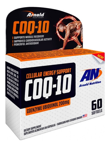 Ubiquinol 200mg Coenzima Q10 Coq10 60 Caps Arnold Nutrition