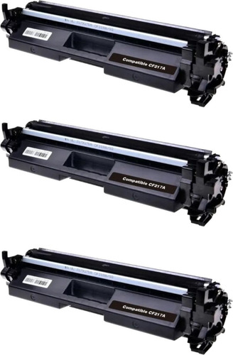 3x Toner Compatível 17a Cf217a 217a Cf217 M102 M130 Com Chip
