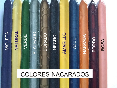 Lacre - Barras Lacre - Pack X 10 Barras Colores A Eleccion