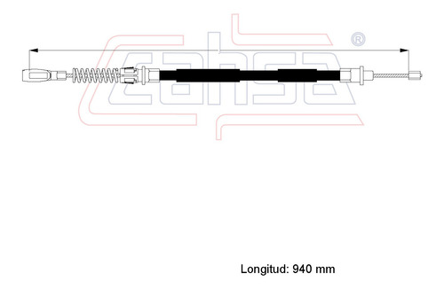 Cable Freno Trasero Para Mercury Mountaineer 2004 4l Cahsa