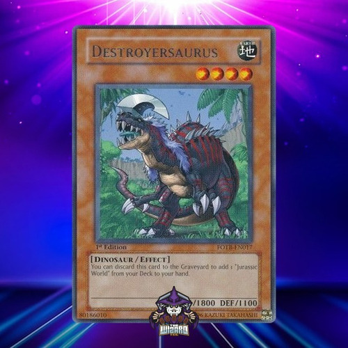 Yugioh- Destroyersaurus - Fotb-en017 - Rare