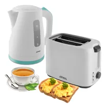 Comprar Combo Desayuno Jarra Pava Con Tostadora Atma Electrica Pan