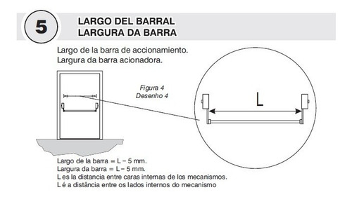 Imagen 5 de 9 de Barral Antipanico Doble Jaque Cuotas Sin Interes