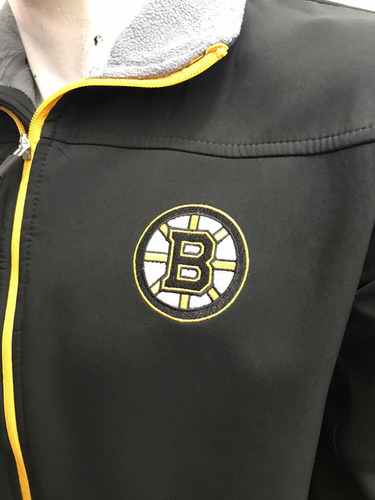 Campera Neoprene Con Polar Boston Bruins Talle Medium