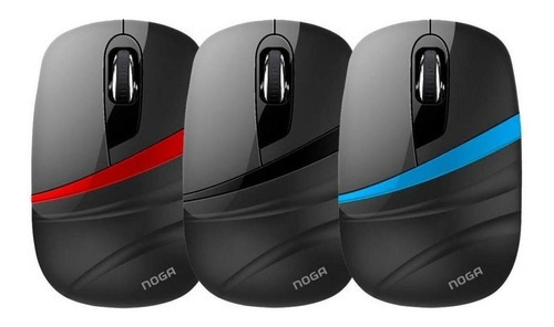 Mouse Pc Mini Usb Noga Ngm-427 Optico Notebook Laptop Colores Color Rojo