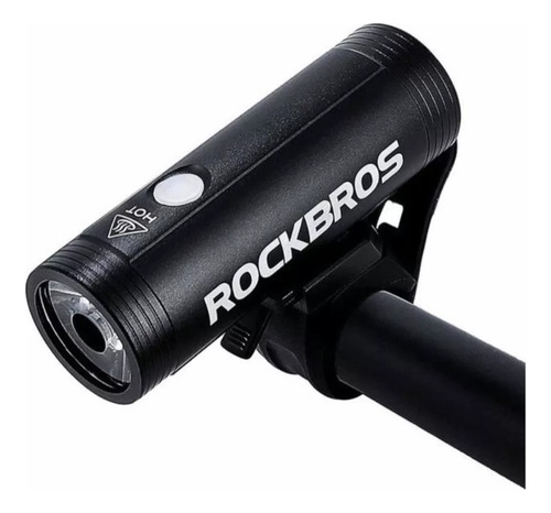 Luz Delantera De 400 Lumenes Rockbros Impermeable Color Negro