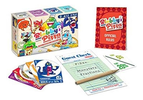 Juego De Mesa De Cartas De Pizza De Blobby/estratégia