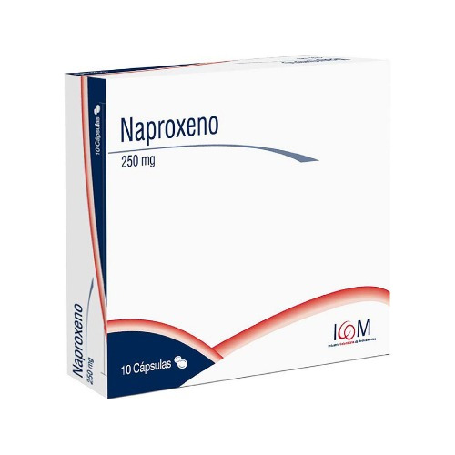 Naproxeno 250 Mg 10 Cápsula