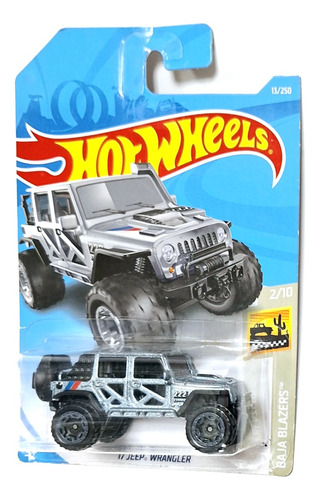 Hot Wheels Básico 2019, 2/10 Baja Blazers, 17 Jeep Wrangler