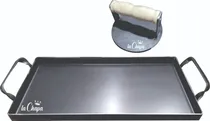 Comprar Pack Plancha Chivitera 48x25cm + Prensa Hamburguesas Smashed
