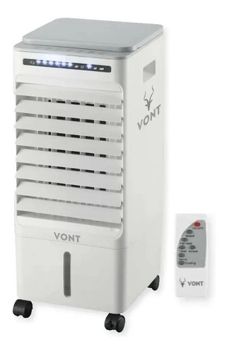 Climatizador Portatil Vont Vtr18 65w 6lt 3 Velocidades Color Blanco