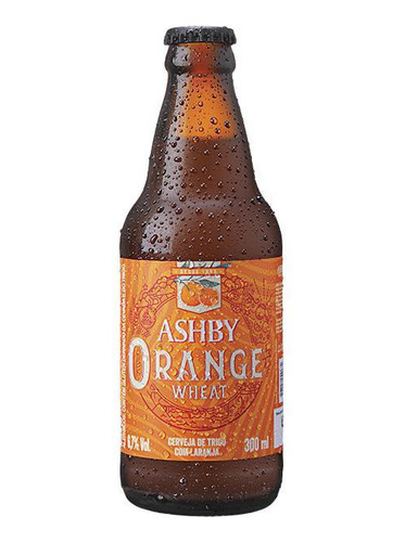 Cerveja Ashby Orange Wheat- Caixa Com 12 Unidades