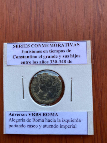 Antigua Moneda Romana De Rómulo Y Remo
