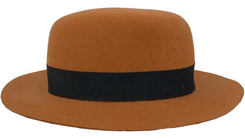 Sombrero Canotier Fieltro Compañia De Sombreros  M944017