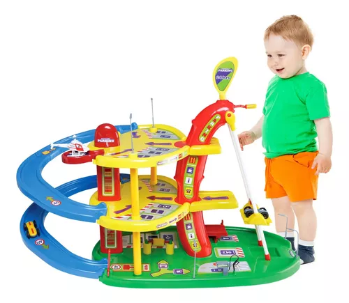 Brinquedo Pista de Carrinho de Corrida Infantil Baby com 2