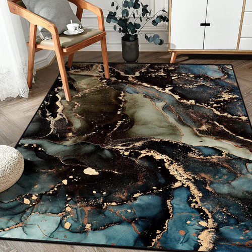 Modern Abstract Collection Alfombra De Area  3 X 5 Pies Lav